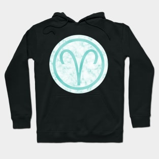 Blue Marble Zodiac - Aries Hoodie